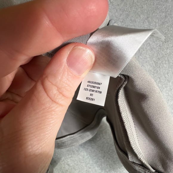 White House Black Market Ultra Suede Cropped Faux Moto Jacket Mercury Gray  M - Picture 7 of 13